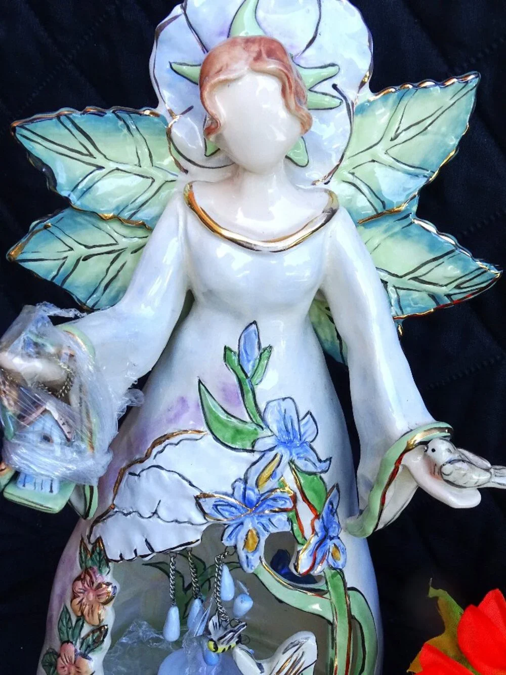 Blue Sky 2004 Large Mother Nature T. Lite Candle Holder 12 1/2